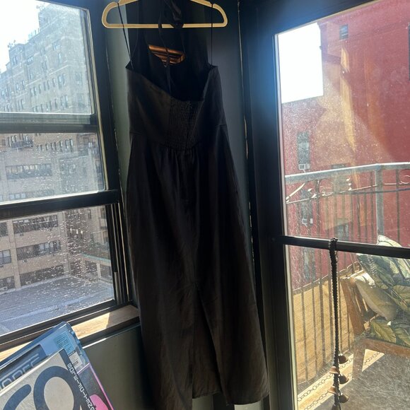 Ref Yana Linen Dress - Halter w/ Structured Bodice - Picture 6 of 11